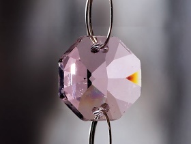 C50001  Crystal Octagon Without Ring 14mm